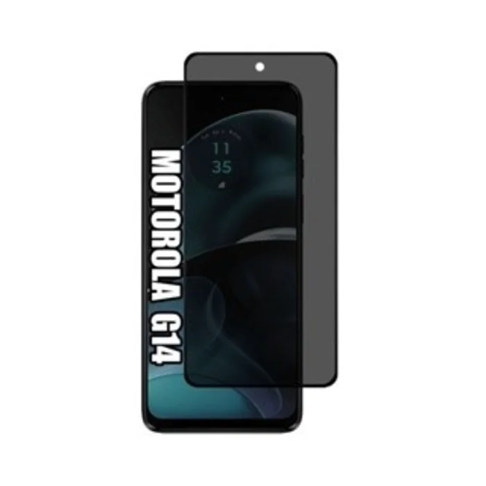 Imagem 4 de 5 do produto Capa Transparente + Película Fosca Privacidade Para Moto G14