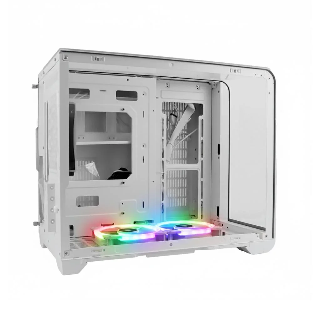 Imagem 4 de 5 do produto Gabinete Gamer Aquário Vidro Curvo 5 Fans Hub Usb 3.0