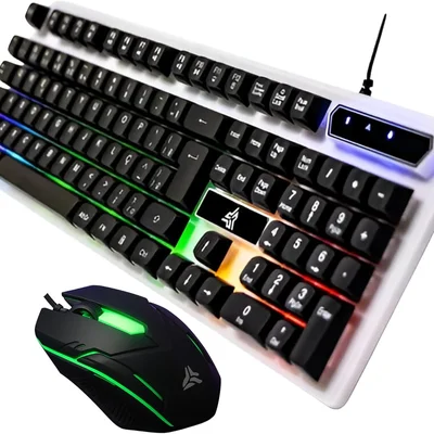 KIT Teclado Mouse Gamer Teclas Alta Performance E Durabilidade  Jk350 Usb – 104