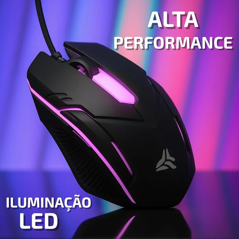 Imagem 5 de 5 do produto KIT Teclado Mouse Gamer Teclas Alta Performance E Durabilidade  Jk350 Usb – 104