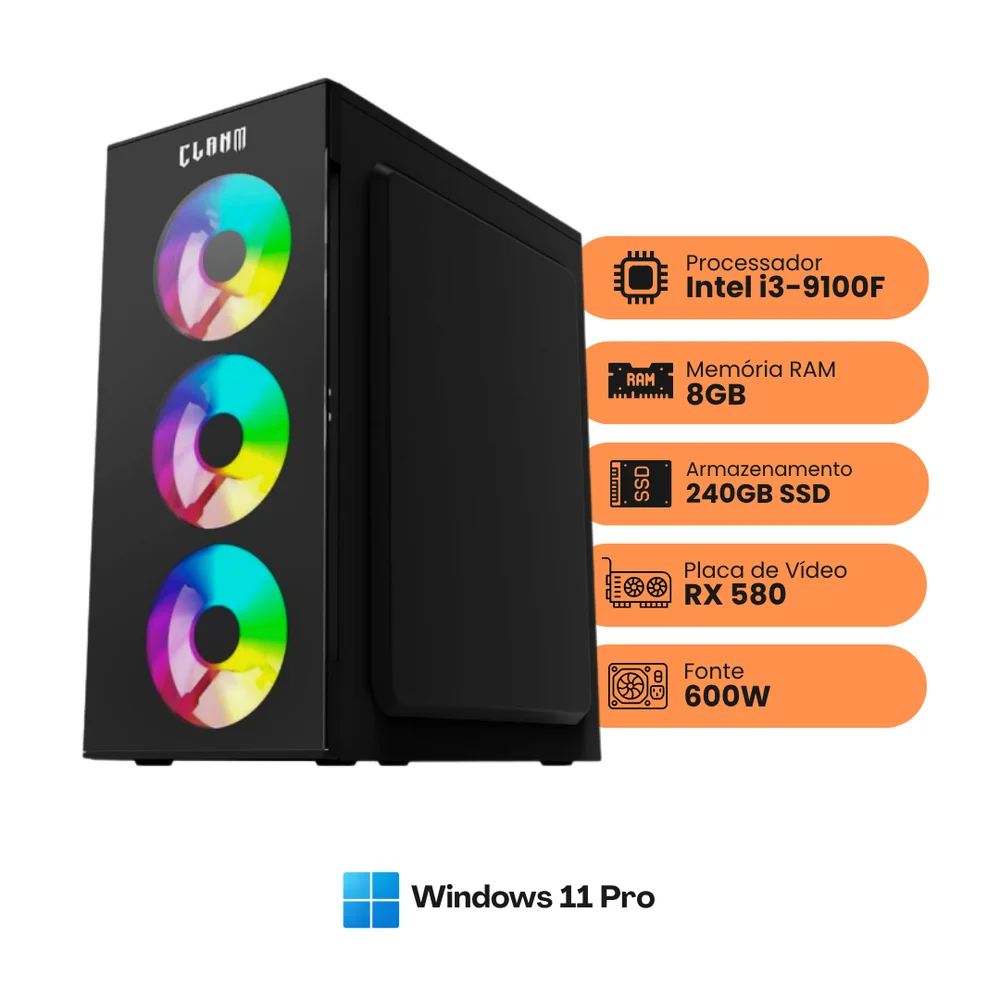 Imagem 3 de 5 do produto Fonte Atx 550w Mps550 Mtek Real Gamer 24 Pinos (12cm Fan)