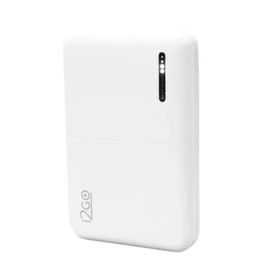 Carregador Power Bank Portátil 12go 4000mah 2.1a 10w Branco
