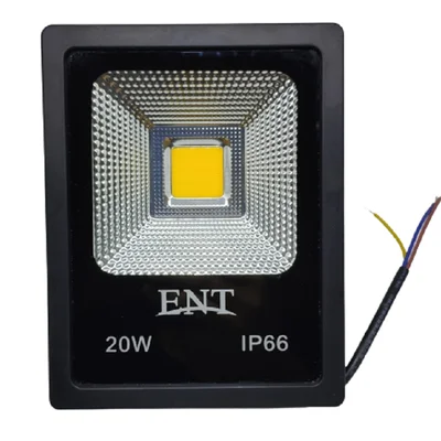 Refletor LED 20w 3000k Ent Resistente Água Luz Branco Quente