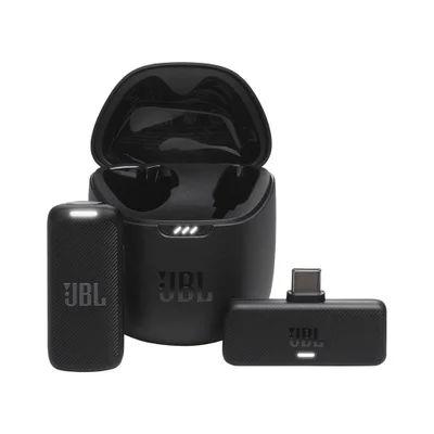 Microfone De Lapela Quantum Stream Wireless Usb-c - Jbl