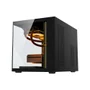 Gabinete Gamer Duex Aquario, Mid-tower, Lateral E Frontal De Vidro, Preto, 3x Fans ARGB - Dxga325bk