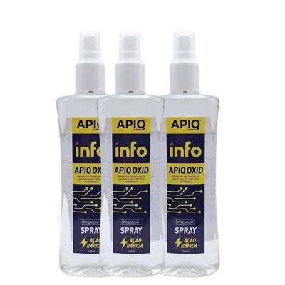 Spray Anti Oxidante Solução Para Placa Oxidadas Apiq Oxid 300ml Com 3 Unidades