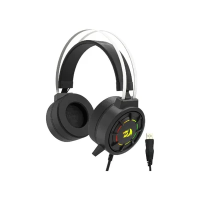 Headset Gamer Redragon Grendel H314-RGB RGB Conector 3.5mm Microfone Flexível Preto H314-RGB