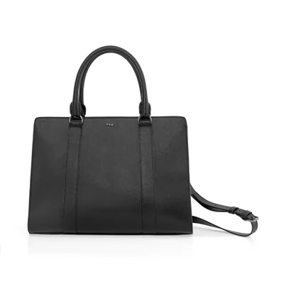 Bolsa De Couro Preto Para Macbook, Olivia,   Iplace