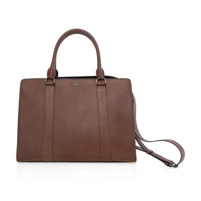 Bolsa De Couro Marrom Para Macbook, Olivia,   Iplace