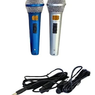 Microfone Dinâmico Profissional Md-12633 2 Unidades