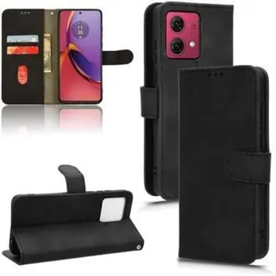 Capa Capinha Estojo Flip Carteira Para Moto G84 Preto