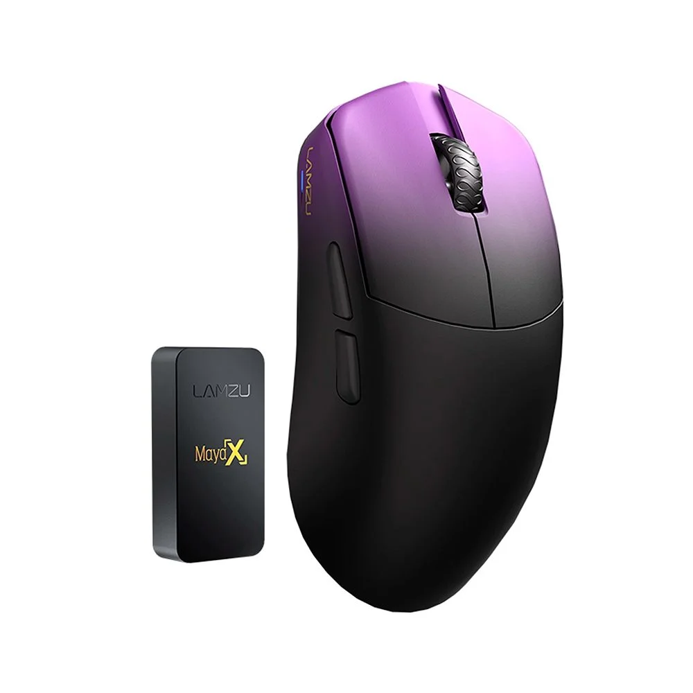 Imagem 5 de 5 do produto Mouse Gamer Lamzu Maya X Purple Shadow Wireless, 47g, 8k