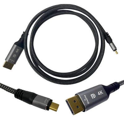 Cabo Usb-c 3.1 Thunderbolt 3 X Displayport 4k 60hz 1,8 Metro