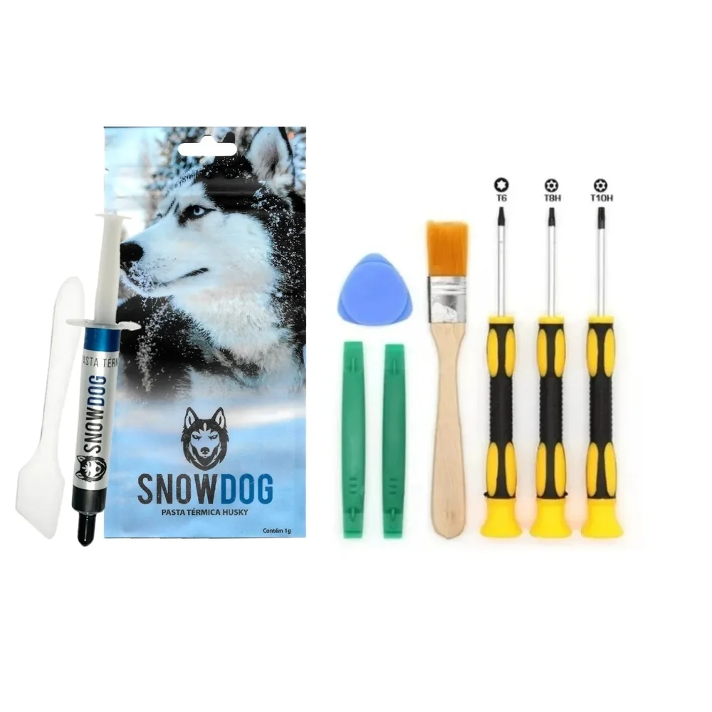 Pasta Térmica Snowdog Husky 1g 12.8w/mk + Kit Torx 4