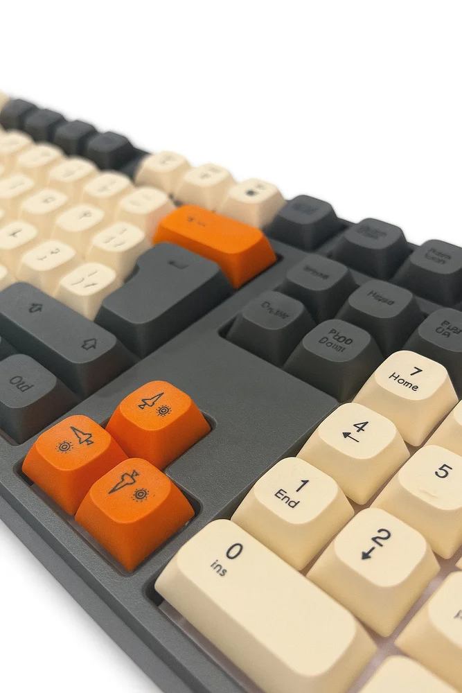 Imagem 2 de 3 do produto Teclado E Mouse Óptico (Semi-Mecânico) - Com Fio (DELTA-K1756)