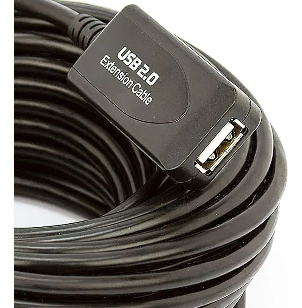 Imagem 2 de 5 do produto Cabo Extensor Amplificado Usb 2.0 10 Metros 10 Mt