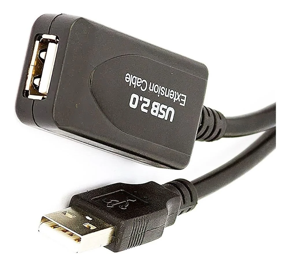 Imagem 3 de 5 do produto Cabo Extensor Amplificado Usb 2.0 10 Metros 10 Mt