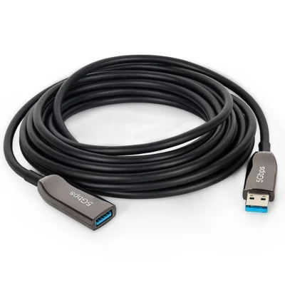 Extensor Usb 3.0 Fibra Óptica 25 Metros 25 Mt