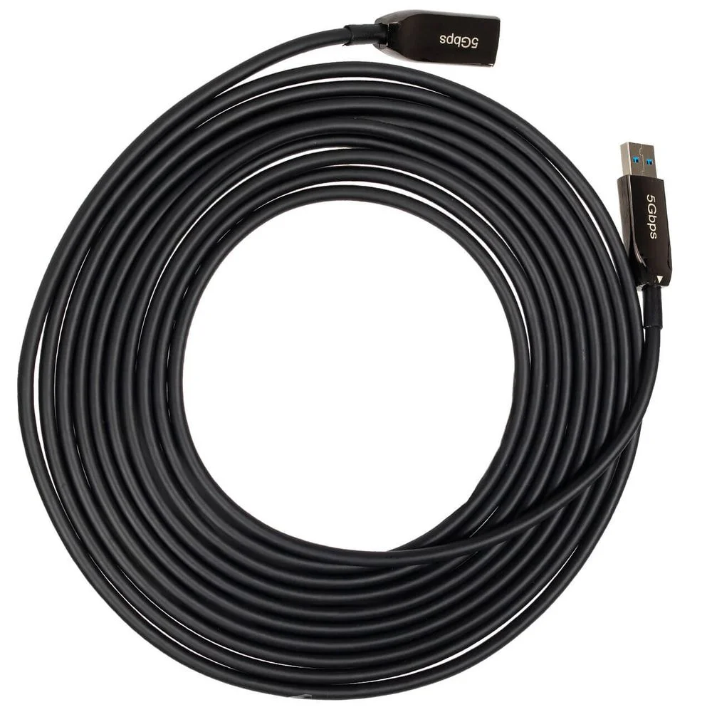 Imagem 3 de 4 do produto Extensor Usb 3.0 Fibra Óptica 25 Metros 25 Mt
