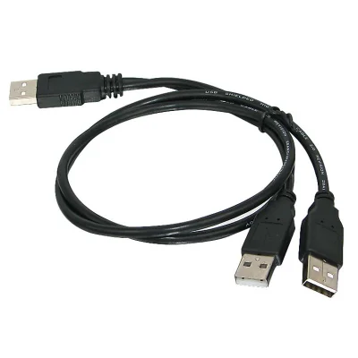 Cabo Usb Para Hd Externo - 1 Usb X 2 Usb