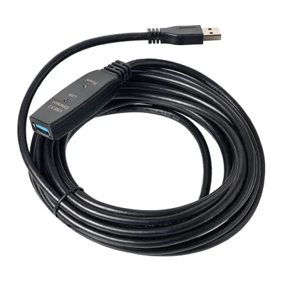 Extensão Usb 3.0 Ativo Repetidor Macho Fêmea 25 Metros 25 Mt