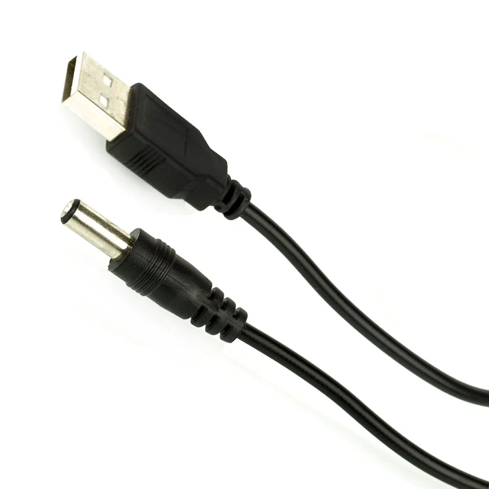 Imagem 2 de 2 do produto Cabo De Força Usb Para P4 Dc Power Plug Preto