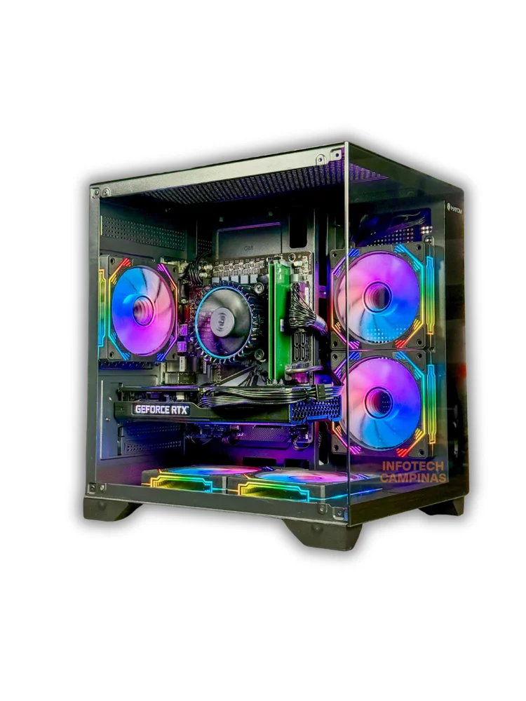 PC Gamer Aquario Preto | Intel i5 12400 | RTX 3050 6gb | 16gb Ram | SSD Nvme 500gb | WINDOWS 11 Pro - view 5