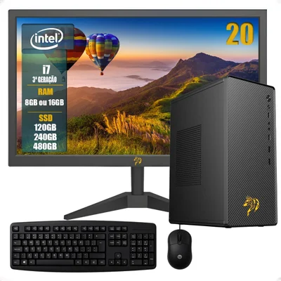 PC Computador Home Office Intel Core i7 3a Geração