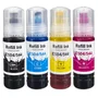 Kit Tinta Compativel P/ Uso Epson T544 T504 L3250 L6191 ( Preto - Ciano - Magenta - Amarelo )