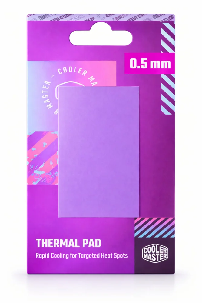 Thermal Pad Cooler Master Mastergel 0.5mm - 95x45mm 13.3w/mk Purple 4