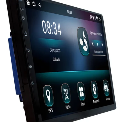 Central Multimídia Adak Play G2 9232 Preto Usb/bluetooth