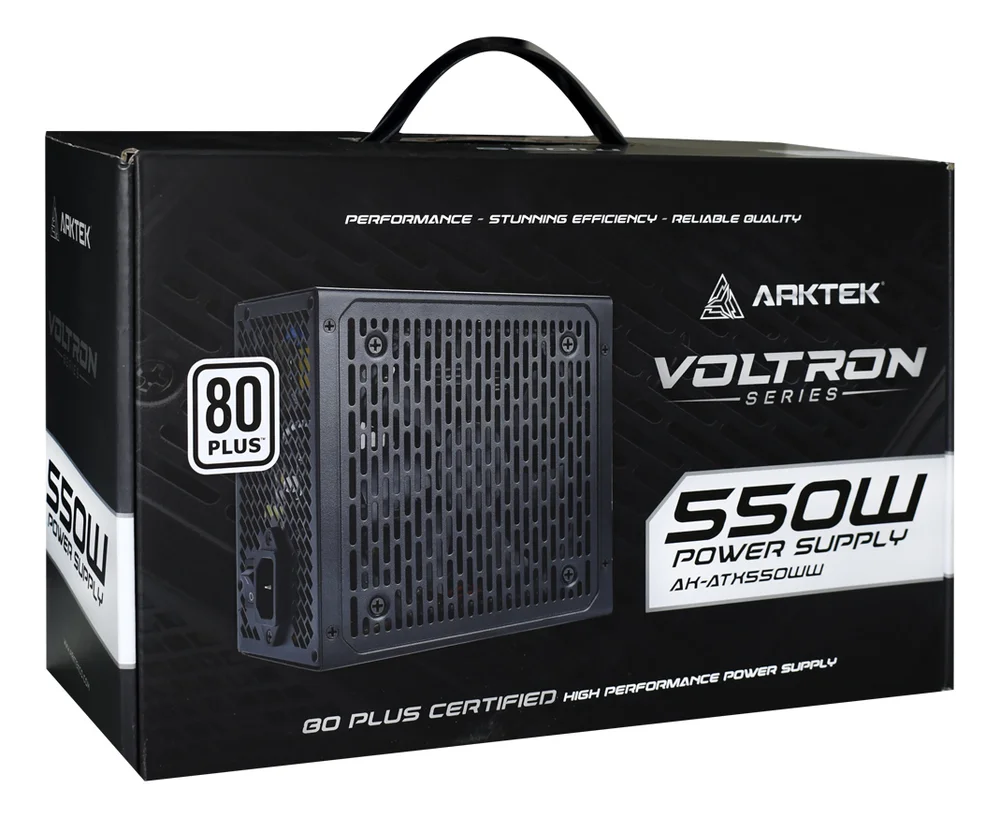 Imagem 2 de 2 do produto Fonte De Energia Arktek Voltron Ak-atx550ww 550 W 220v
