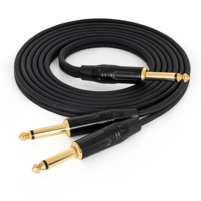 Cabo Adaptador Profissional P10 Mono Para 2 P10 Mono 8 Metros Mono 8 Mt