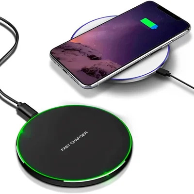 Carregador Rápido Sem Fio Compatível Com Iphone 16 15 14 13 12 11 Pro Max/mini/plus/xr/x/8, Max Fast Wireless Pad Mat Para Samsung Galaxy S23/s22/s21/