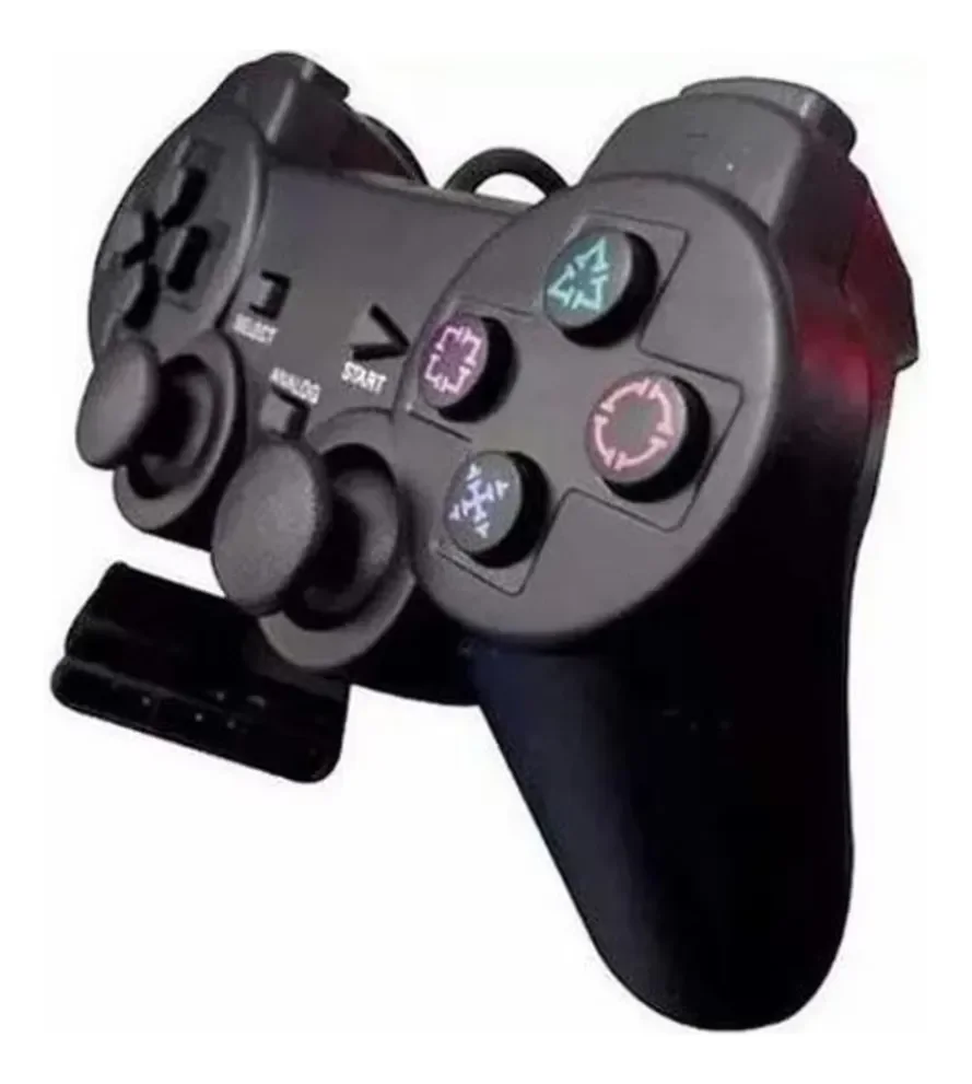 Imagem 2 de 3 do produto Controle Joystick Para Playstation 2 Com Fio Ps2 Kts
