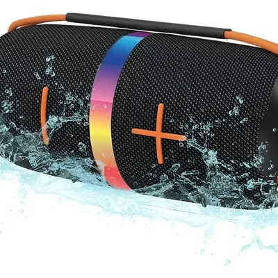 Caixa De Som Bluetooth A Prova D'água - Excelente Som Preto 127/220v