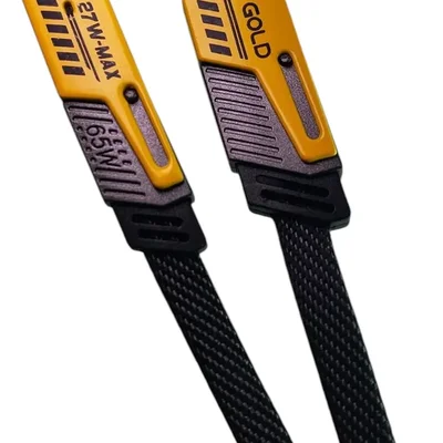 Cabo De Dados 4 Em 1 A'gold 65w Cb-74 | Super Rápido | Usb / Tipo-c / Lightning | Carregamento Turbo + Transferência 1 M