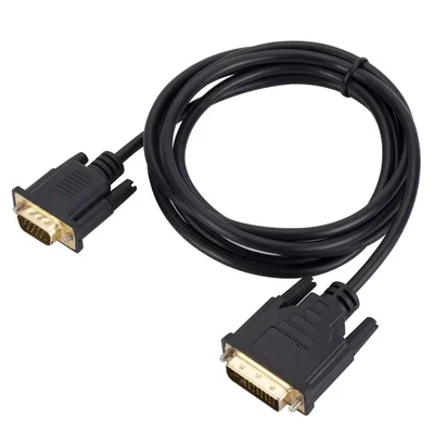 Cabo Adaptador Dvi-d 24+5 Macho X Vga Macho 1.5 Metros