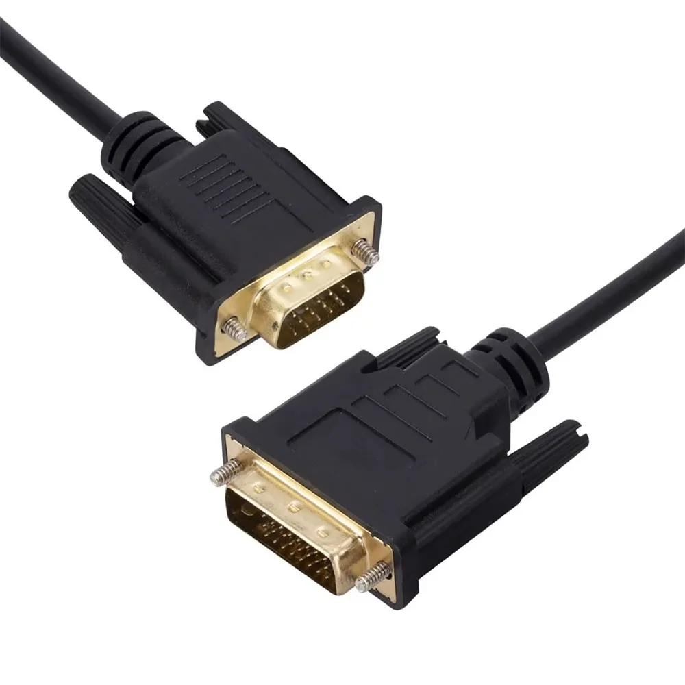 Imagem 2 de 4 do produto Cabo Adaptador Dvi-d 24+5 Macho X Vga Macho 1.5m