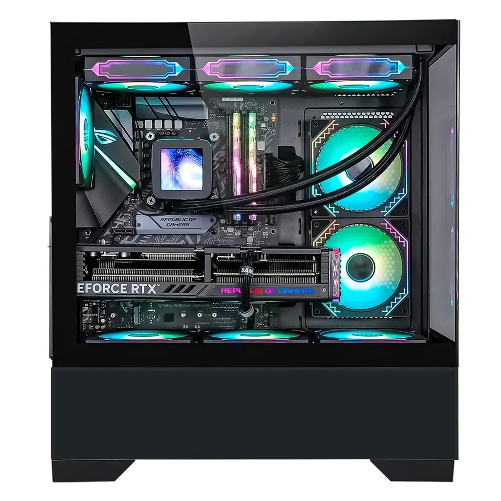 Imagem 2 de 5 do produto Gabinete Micro Atx Gamer Stellar Pro Metalred M9 Sem Fans - Preto