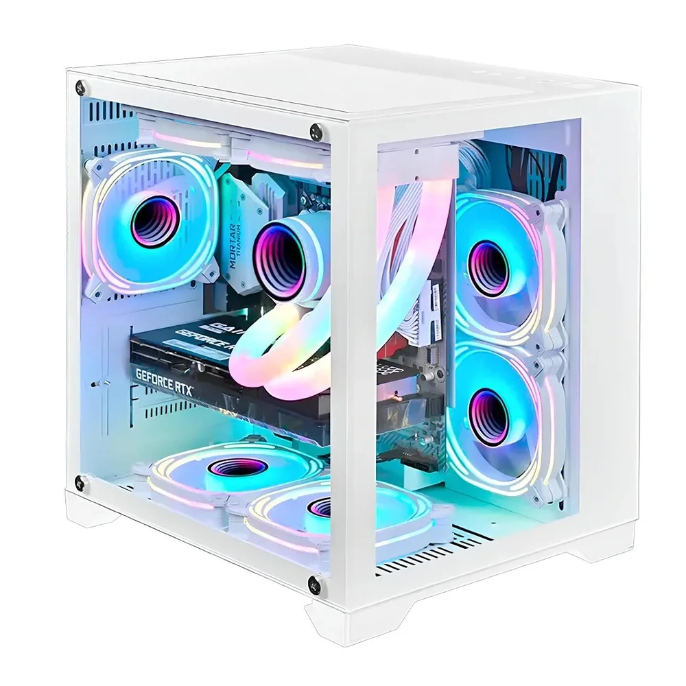 Imagem 4 de 5 do produto Gabinete Gamer Aquário Orion Metalred M7 Sem Fans - Branco