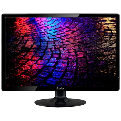 Monitor LED Brazil PC 15.4" ", Widescreen, Vga/hdmi, Resolução 1280 X 800, Preto - 15bpc-kan