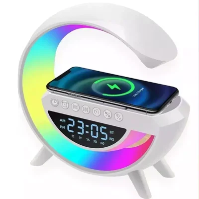 Luminaria G-speaker Multifuncional Smart Station LED Caixa De Som Relógio