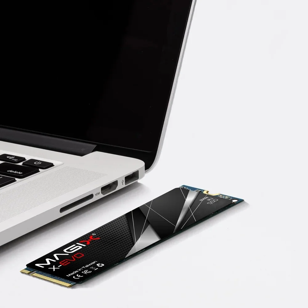 Imagem 5 de 5 do produto SSD M.2 Nvme Magix X-evo 256gb PCi-e Gen3x4 Leitura 2500mb/s Gravação 1000mb/s 3d Nand