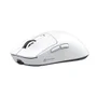 Mouse Gamer Sem Fio Attack Shark X3 Tri-mode, 26.000 Dpi, Sensor Óptico Paw3395, 6 Botões Programáveis - Branco
