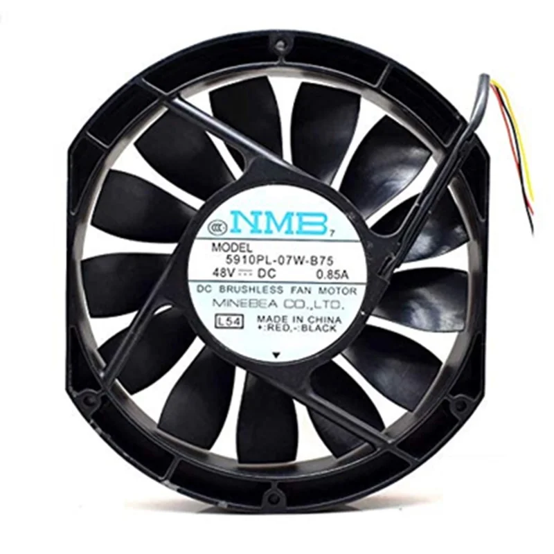 Microventilador Nmb 5910pl-07w-b75 17025 17cm 170mm Dc 48v 4