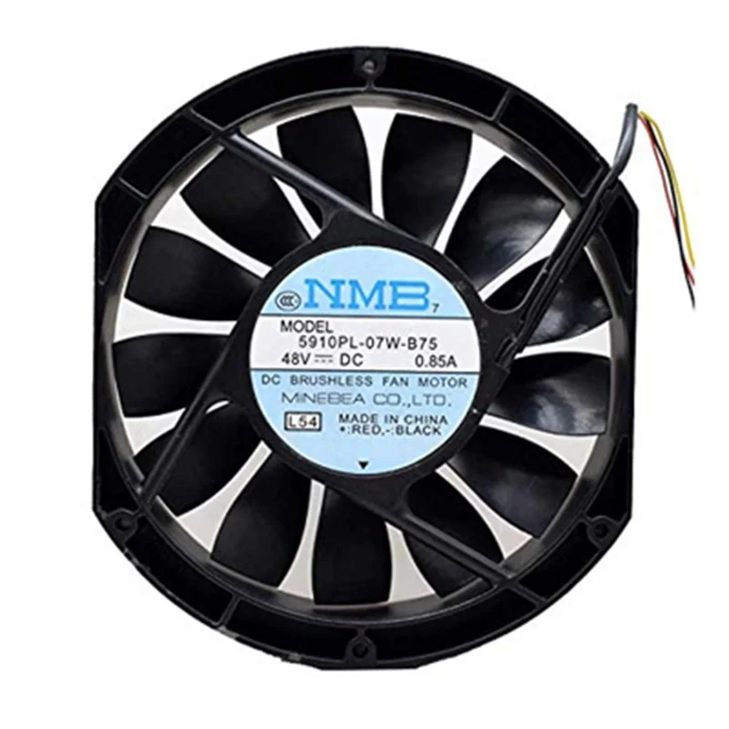 Microventilador Nmb 5910pl-07w-b75 17025 17cm 170mm Dc 48v 6