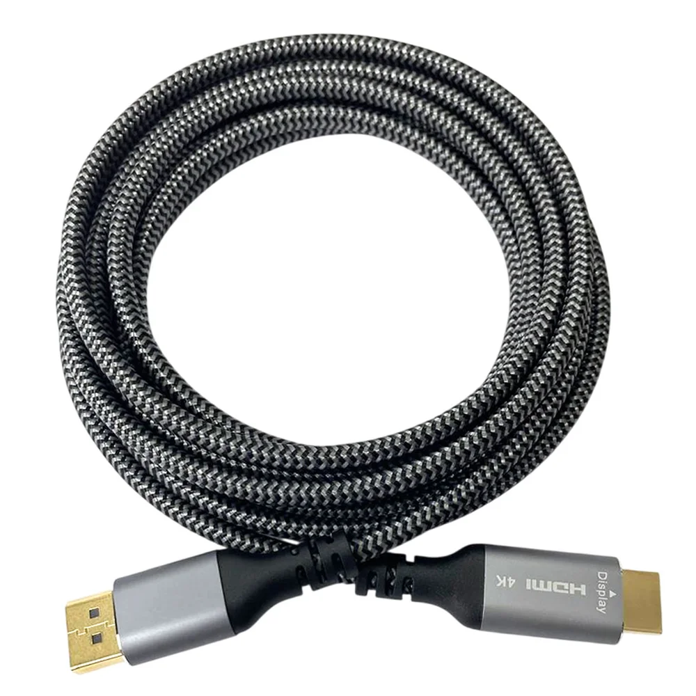 Imagem 2 de 5 do produto Cabo Displayport 1.4 X HDMI 4k 60hz Wincabos Ouro 1,80 Metro