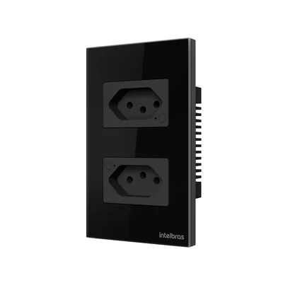 Tomada Inteligente Wi-fi Etw 1002 Intelbras Preto