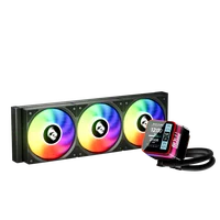 Water Cooler Redragon Ccw-3015r Preto 360mm ARGB Intel/amd Com Display Lcd 2.73” 2